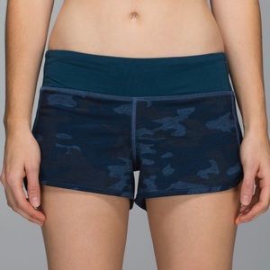 Lululemon speed short 4 camo